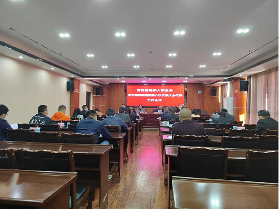 西充县残联召开第六次残疾人代表大会代表推荐工作会议